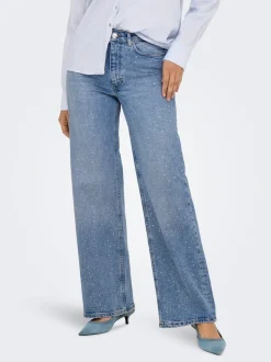 ONLJUICY Høy midje Wide Leg Fit Jeans