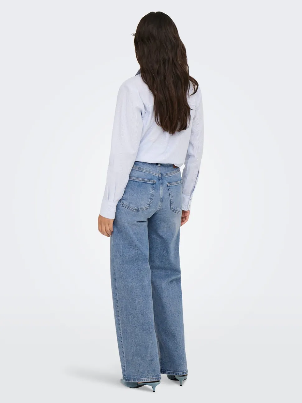 ONLJUICY Høy midje Wide Leg Fit Jeans