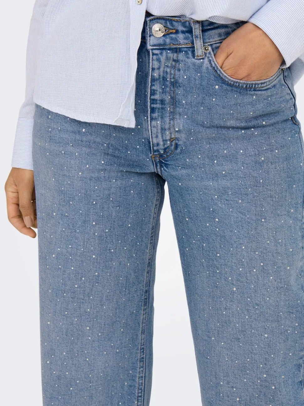 ONLJUICY Høy midje Wide Leg Fit Jeans