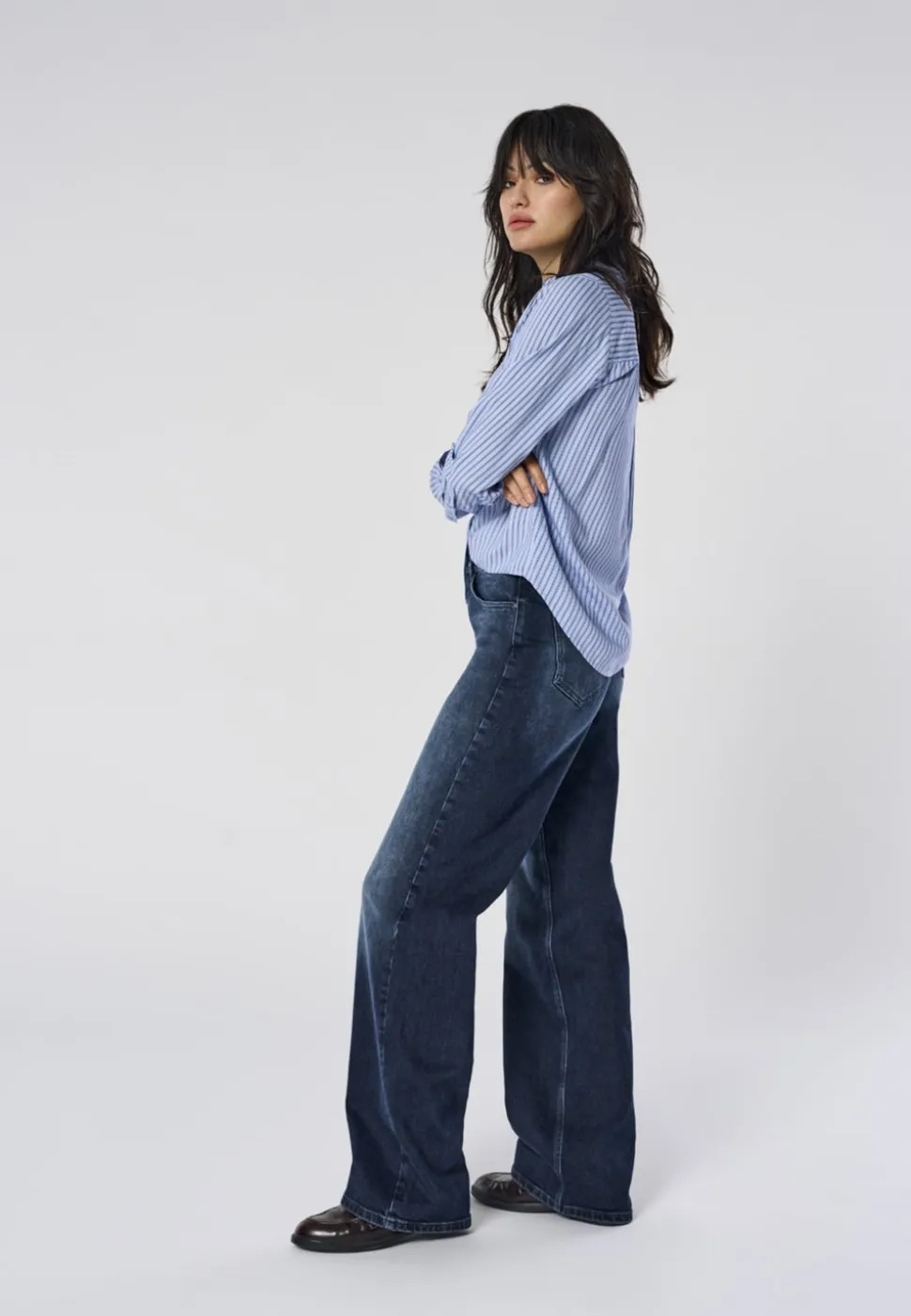 ONLJUICY Høy midje Wide Leg Fit Jeans