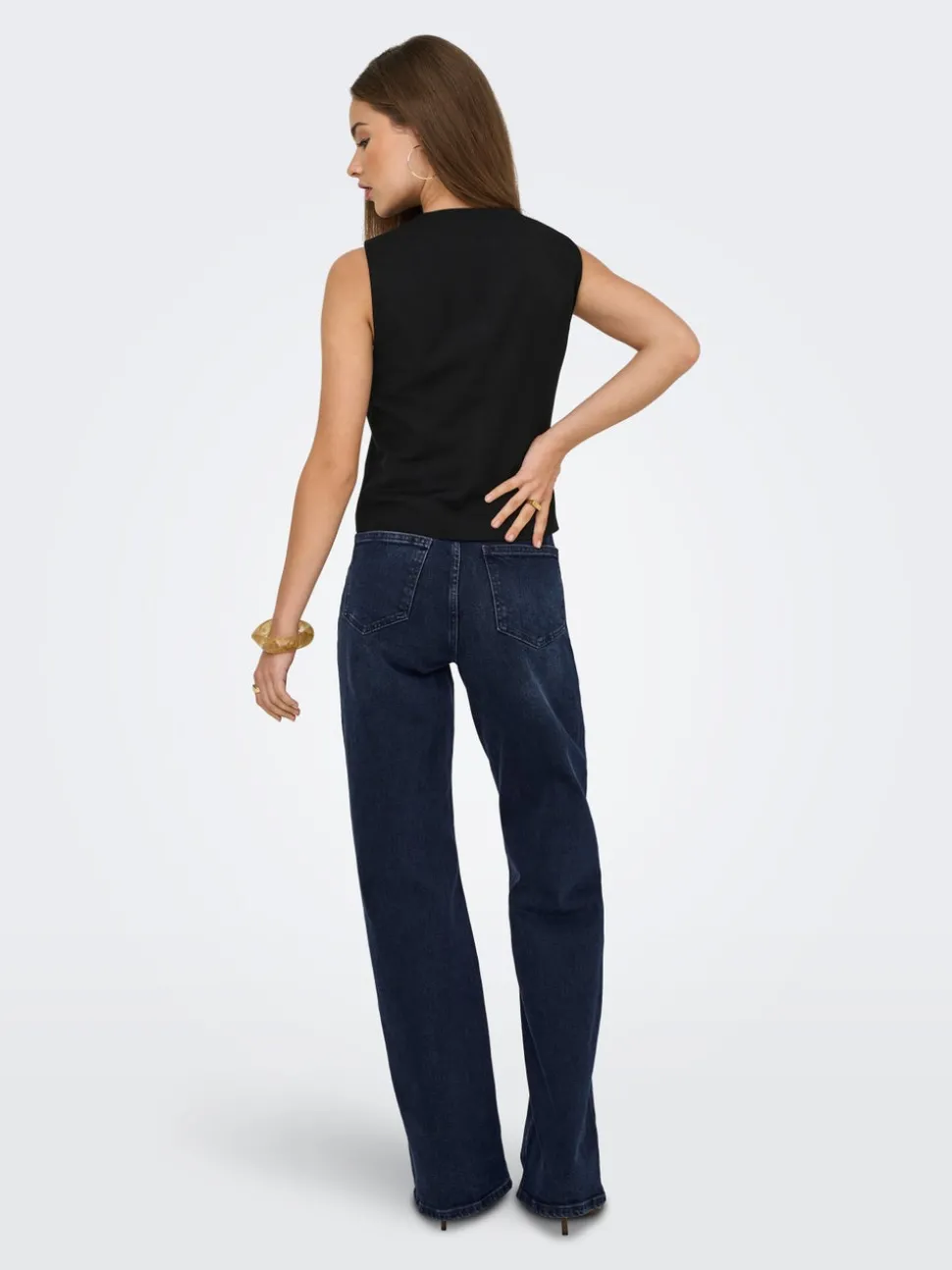 ONLJUICY Høy midje Wide Leg Fit Jeans