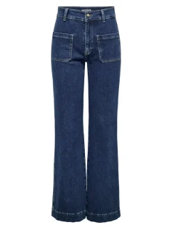 ONLJUICY Høy midje Wide Leg Fit Jeans