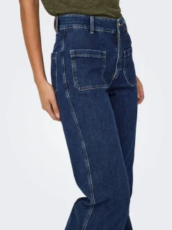 ONLJUICY Høy midje Wide Leg Fit Jeans