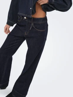 ONLJUICY Høy midje Wide Leg Fit Jeans