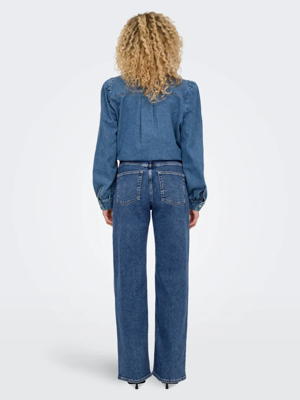 ONLJUICY Høy midje Wide Leg Fit Jeans