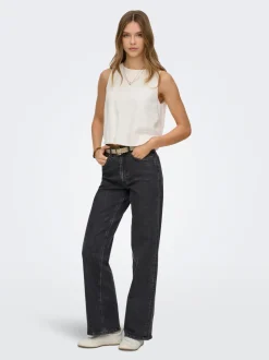 ONLJUICY Høy midje Wide Leg Fit Jeans