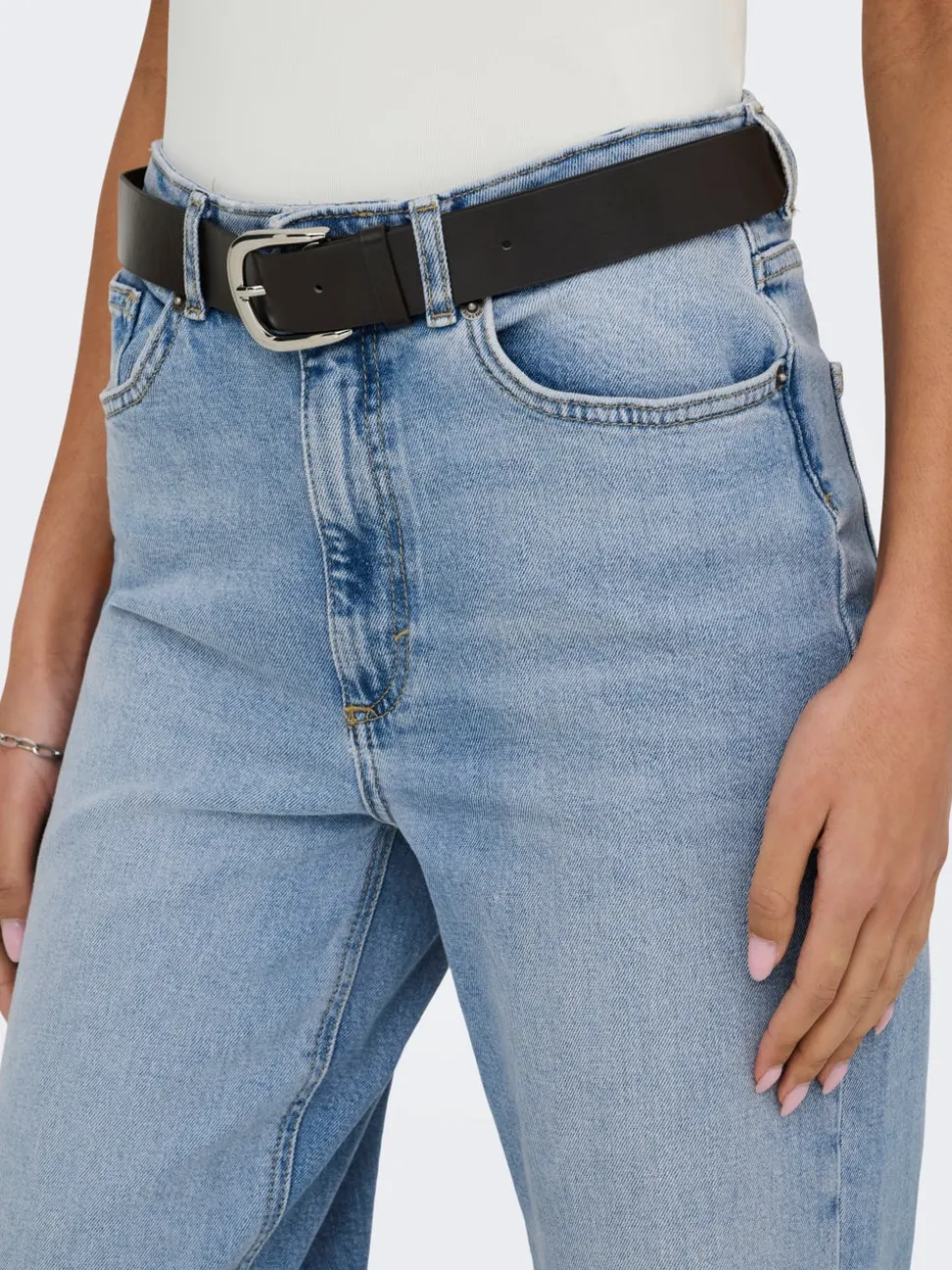 ONLJUICY Høy midje Wide Leg Fit Jeans