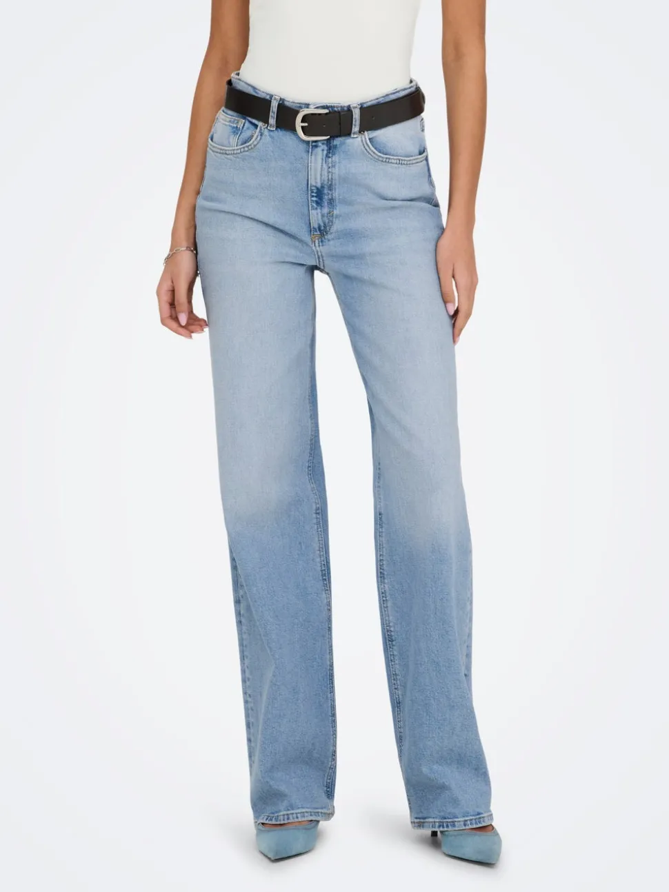 ONLJUICY Høy midje Wide Leg Fit Jeans