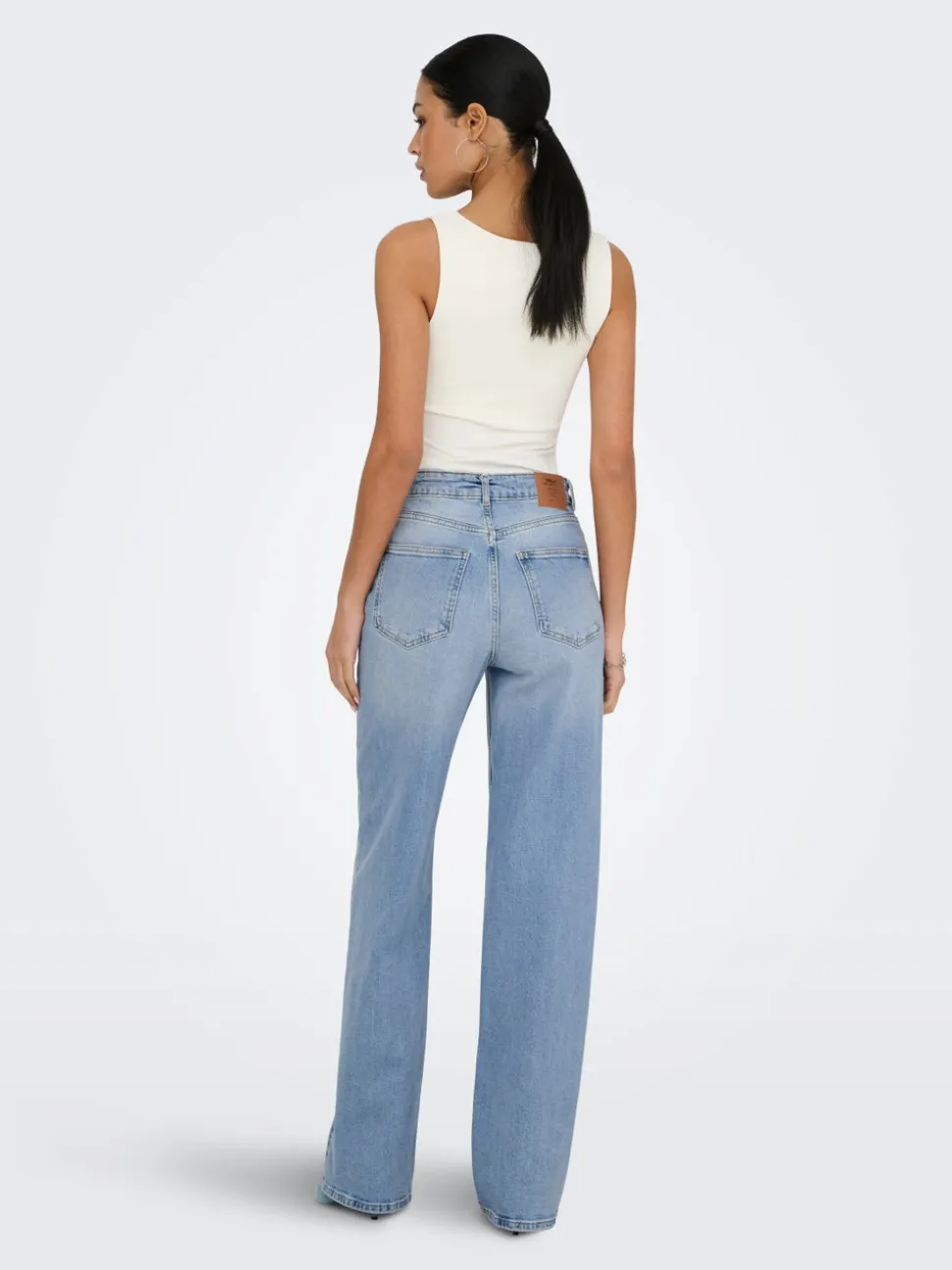 ONLJUICY Høy midje Wide Leg Fit Jeans