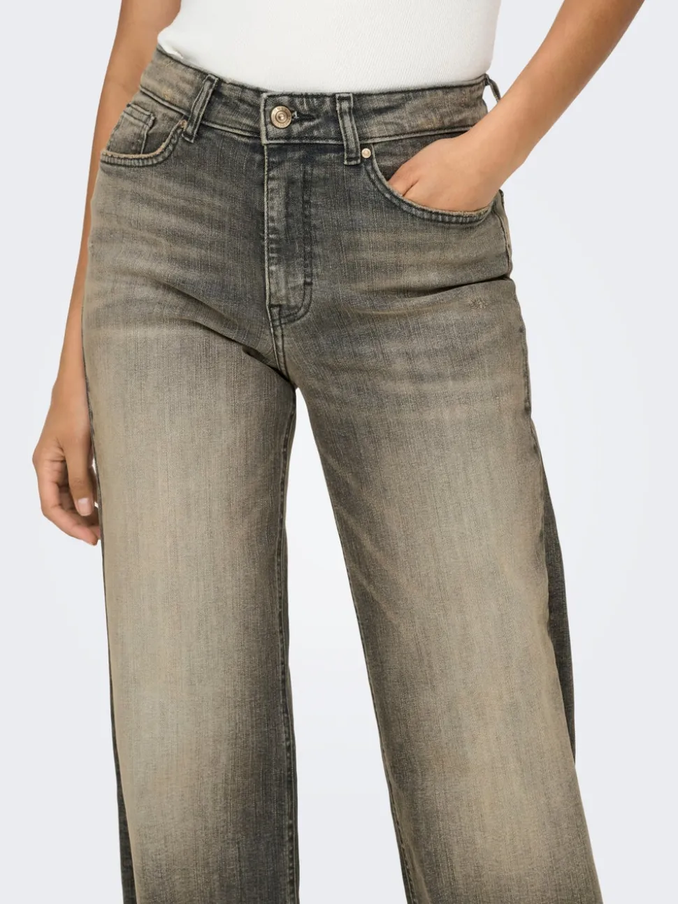 ONLJUICY Høy midje Wide Leg Fit Jeans