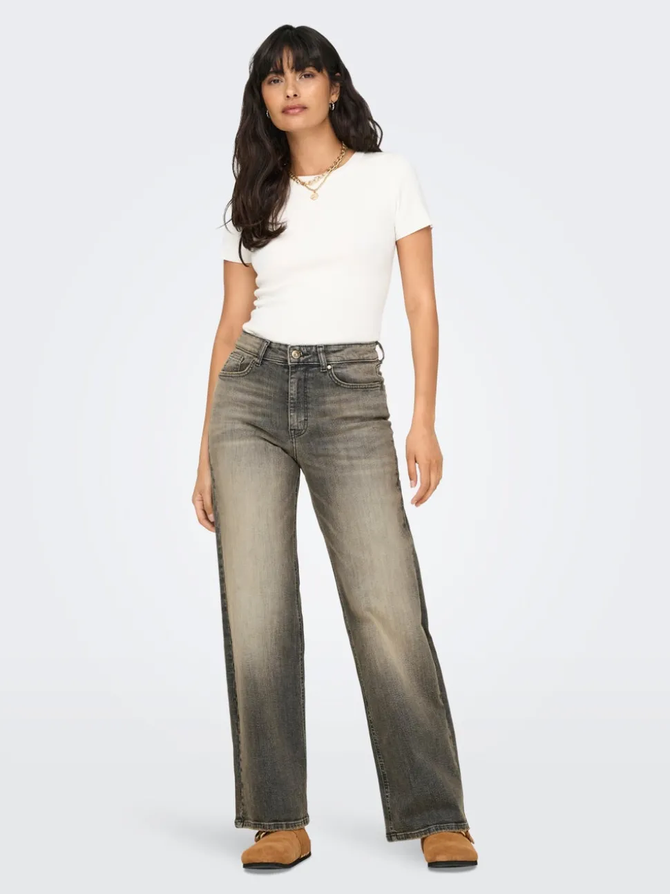 ONLJUICY Høy midje Wide Leg Fit Jeans