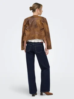 ONLJUICY Lav midje Straight Fit Jeans