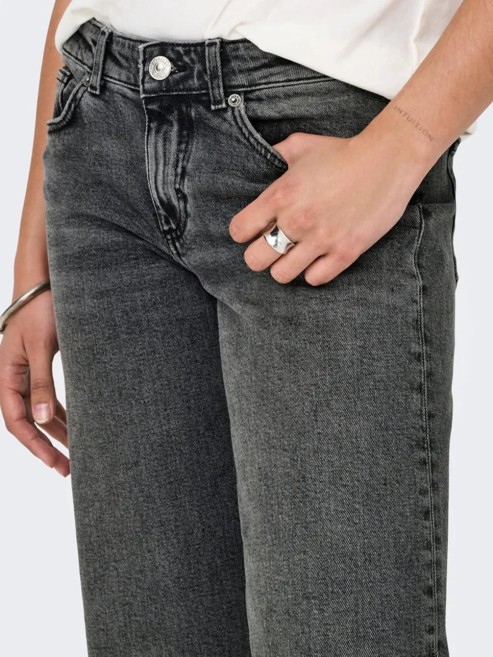 ONLJUICY Lav midje Wide Leg Fit Jeans