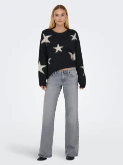 ONLJUICY Lav midje Wide Leg Fit Jeans