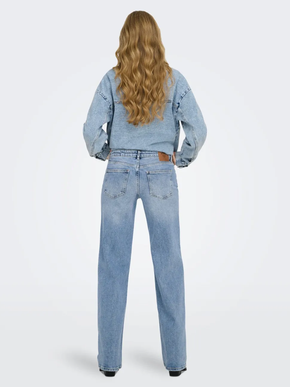 ONLJUICY Lav midje Wide Leg Fit Jeans