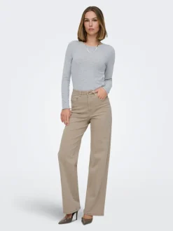 ONLJUICY-MISSOURI Wide Leg Fit Bukser med vide ben
