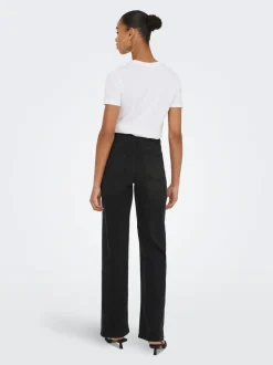 ONLJUICY-WAUW Høy midje Wide Leg Fit Jeans