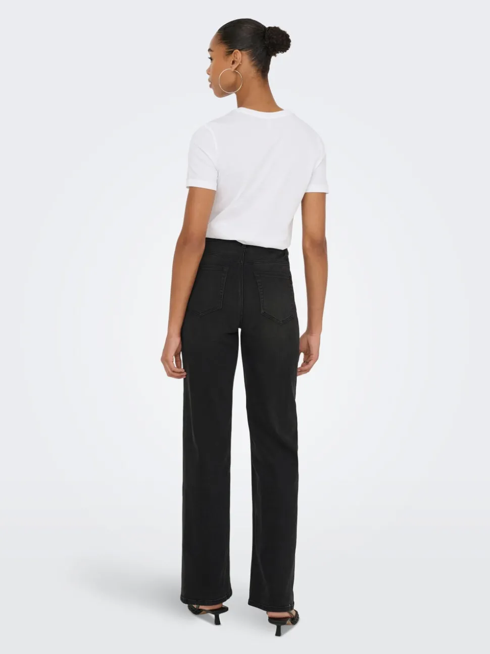 ONLJUICY-WAUW Høy midje Wide Leg Fit Jeans