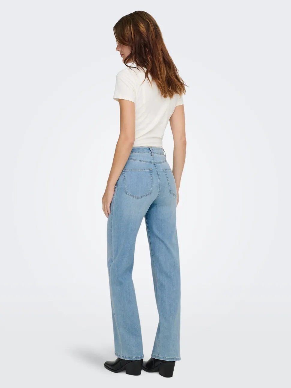 ONLJUICY-WAUW Høy midje Wide Leg Fit Jeans