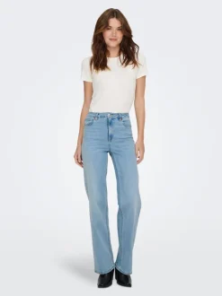 ONLJUICY-WAUW Høy midje Wide Leg Fit Jeans