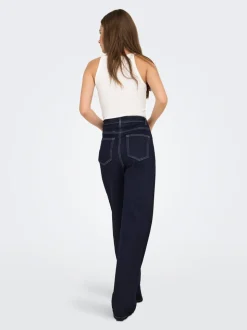 ONLJUICY-WAUW Høy midje Wide Leg Fit Jeans