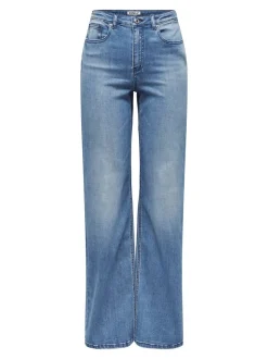ONLJUICY-WAUW Høy midje Wide Leg Fit Jeans