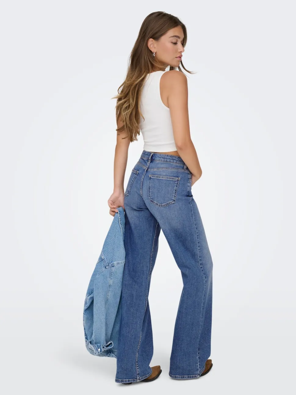 ONLJULLES Lav midje Wide Leg Fit Jeans