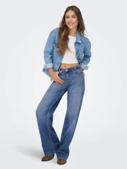 ONLJULLES Lav midje Wide Leg Fit Jeans