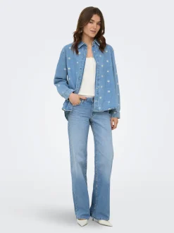 ONLJULLES Lav midje Wide Leg Fit Jeans
