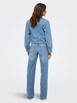 ONLJULLES Lav midje Wide Leg Fit Jeans