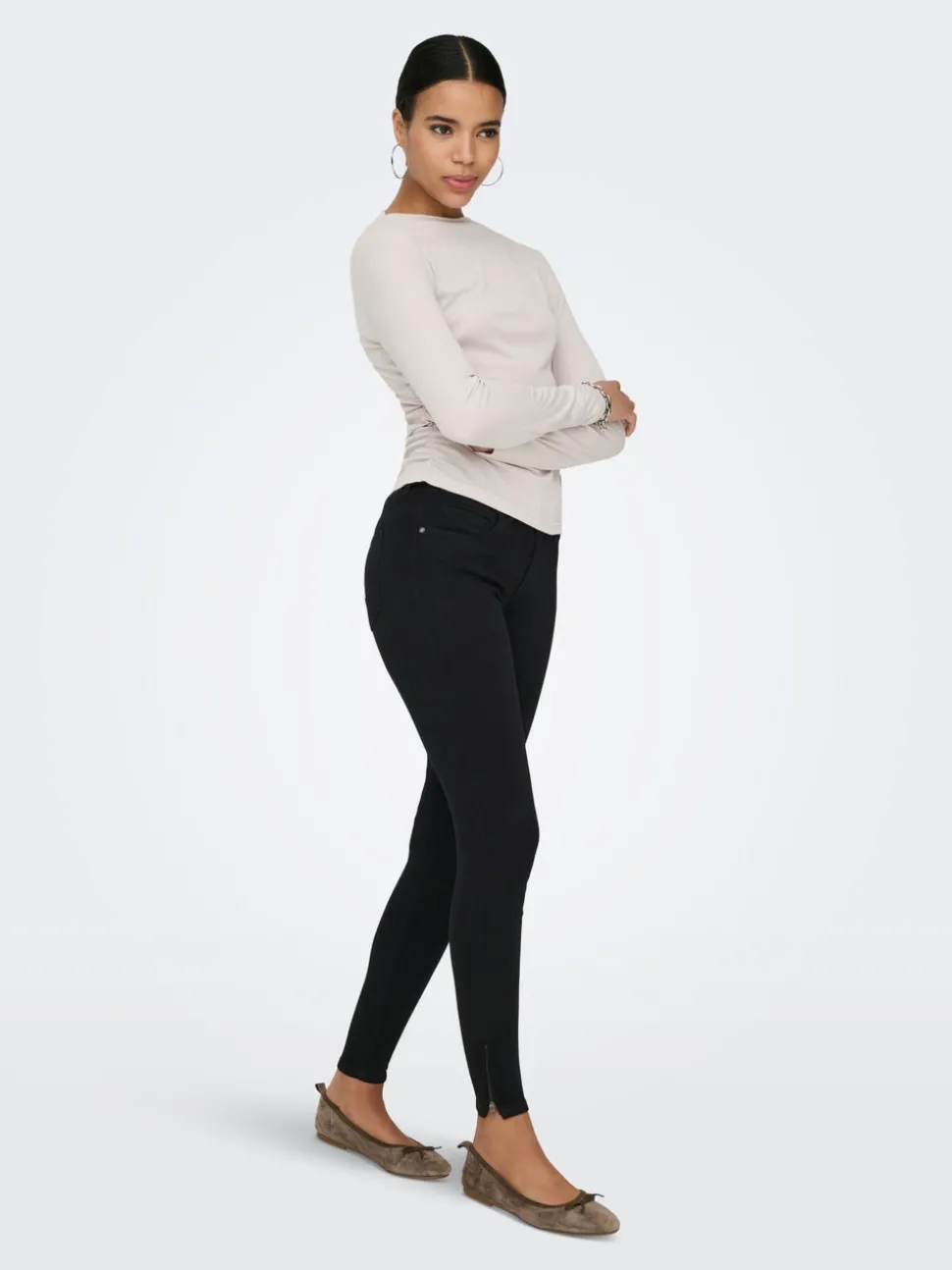 ONLKENDELL Middels høy midje Skinny Fit Ankellengde Jeans