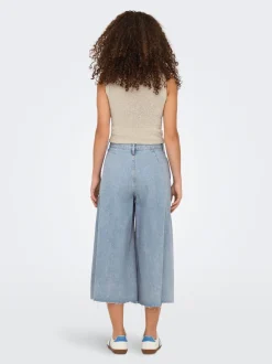 ONLLA Høy midje Wide Leg Fit Lang Jeans