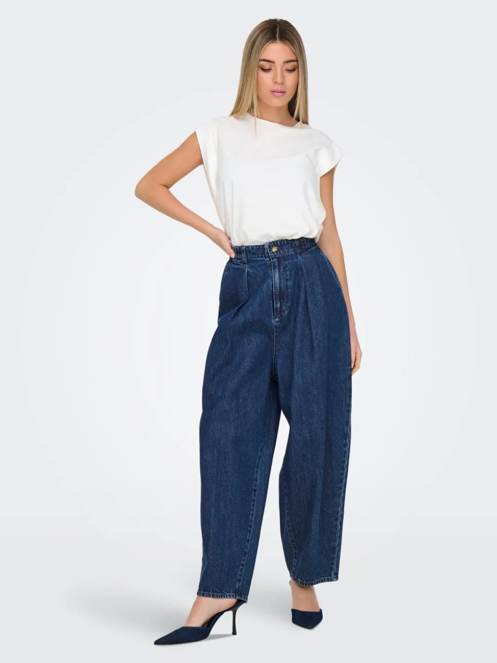 ONLLERIN Høy midje Balloon Fit Jeans