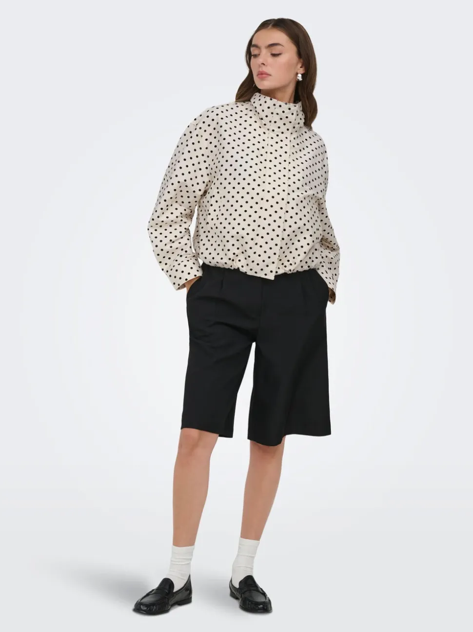 ONLLINDA Høy midje Loose fit Bermudashorts