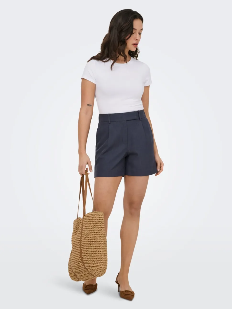 ONLLINDA Høy midje Wide Leg Fit Shorts