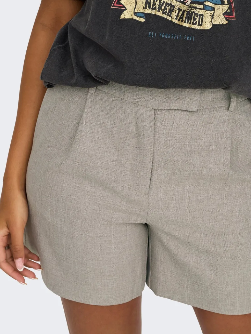 ONLLINDA Høy midje Wide Leg Fit Shorts