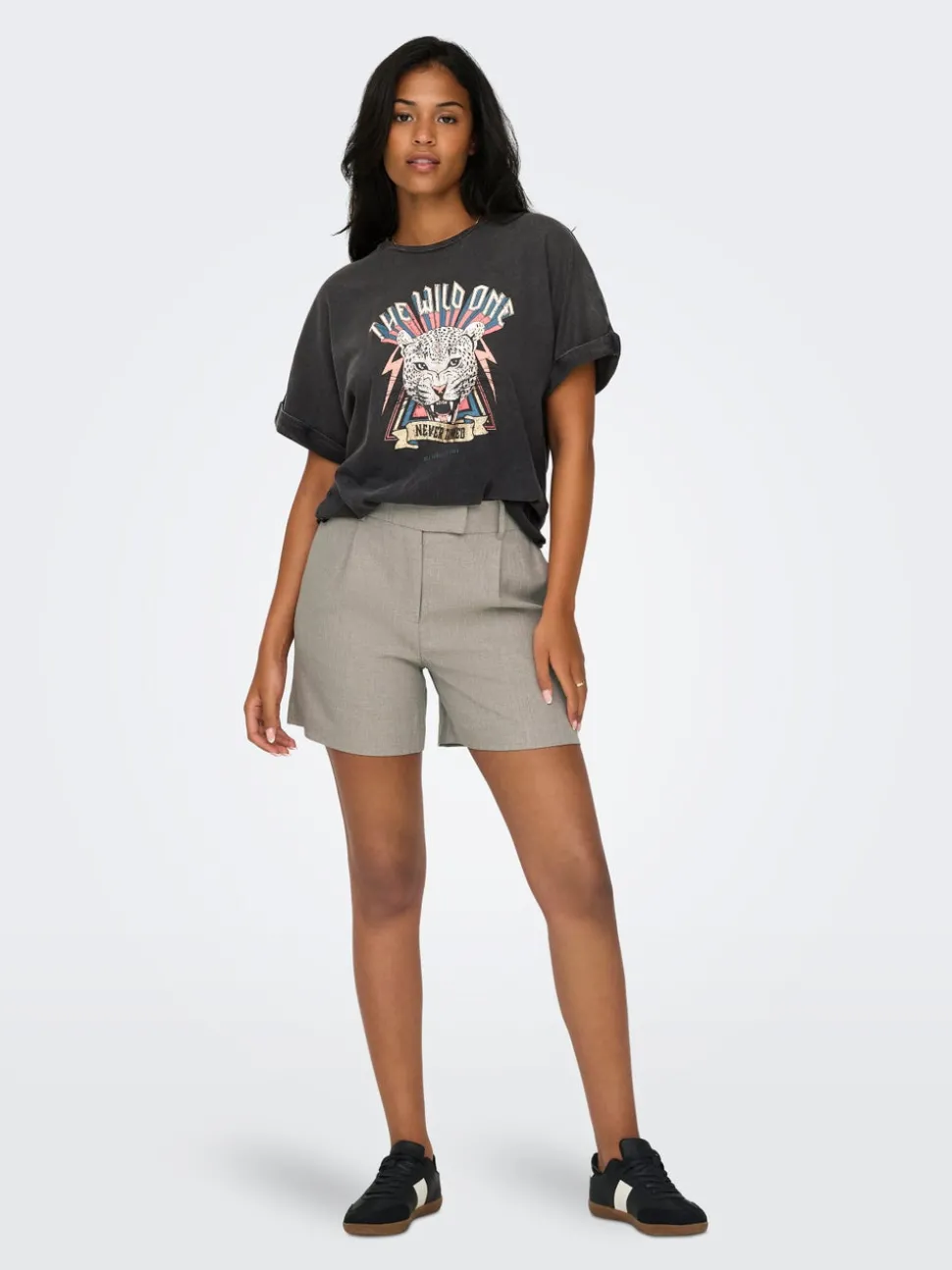 ONLLINDA Høy midje Wide Leg Fit Shorts