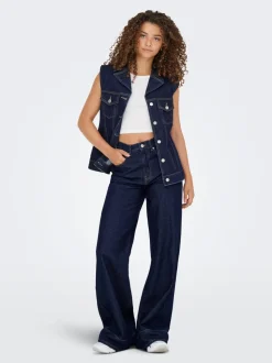 ONLLINEA Høy midje Wide Leg Fit Jeans
