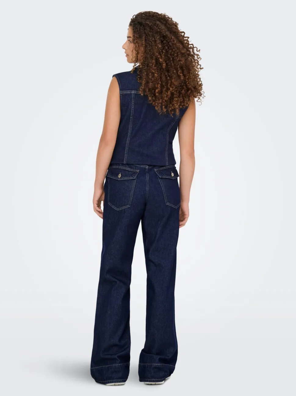 ONLLINEA Høy midje Wide Leg Fit Jeans