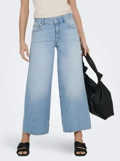 ONLLORAN Middels høy midje Wide Leg Fit Jeans