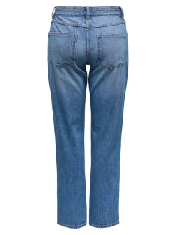 ONLLUMI Middels høy midje Mom Fit Jeans