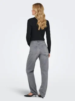 ONLLUMI Middels høy midje Mom Fit Jeans