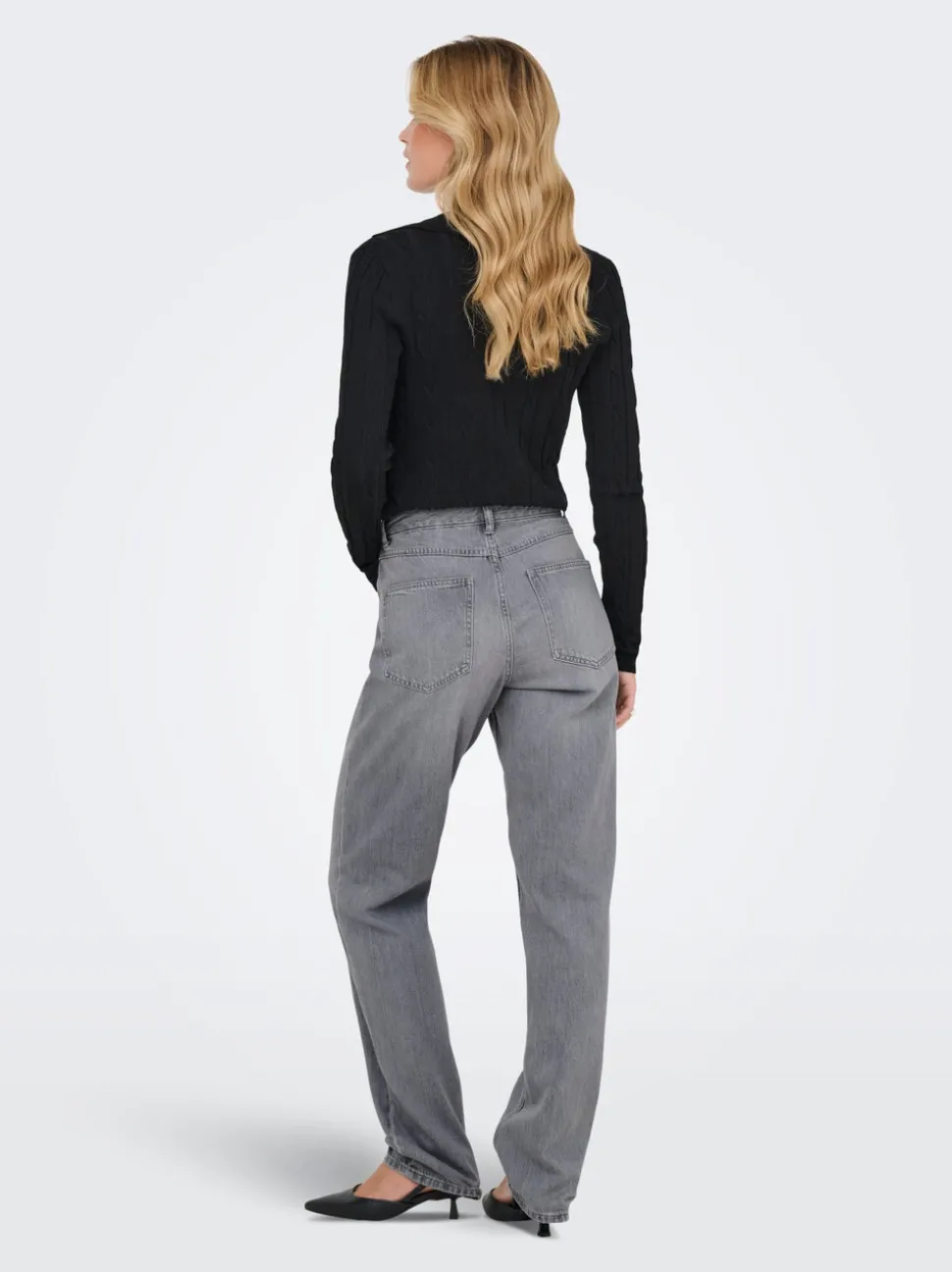 ONLLUMI Middels høy midje Mom Fit Jeans