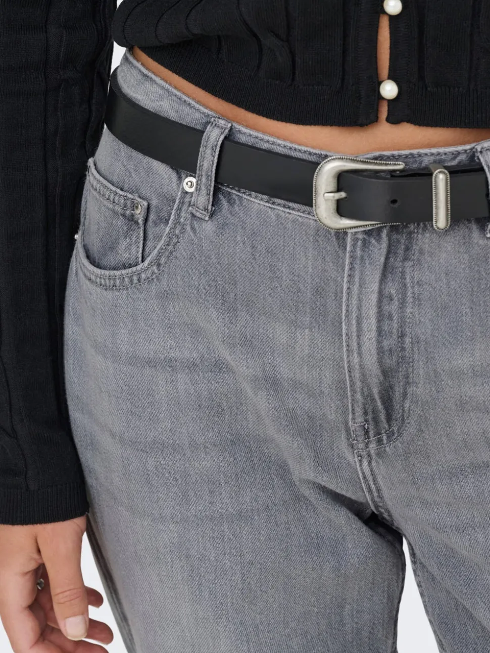 ONLLUMI Middels høy midje Mom Fit Jeans