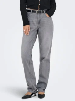 ONLLUMI Middels høy midje Mom Fit Jeans