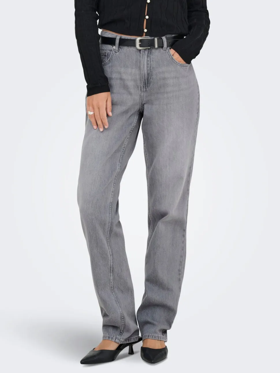 ONLLUMI Middels høy midje Mom Fit Jeans