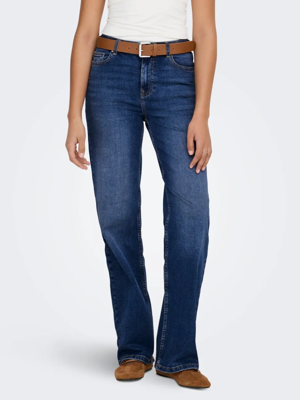 ONLLUNA Høy midje Wide Leg Fit Jeans