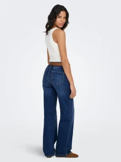 ONLLUNA Høy midje Wide Leg Fit Jeans