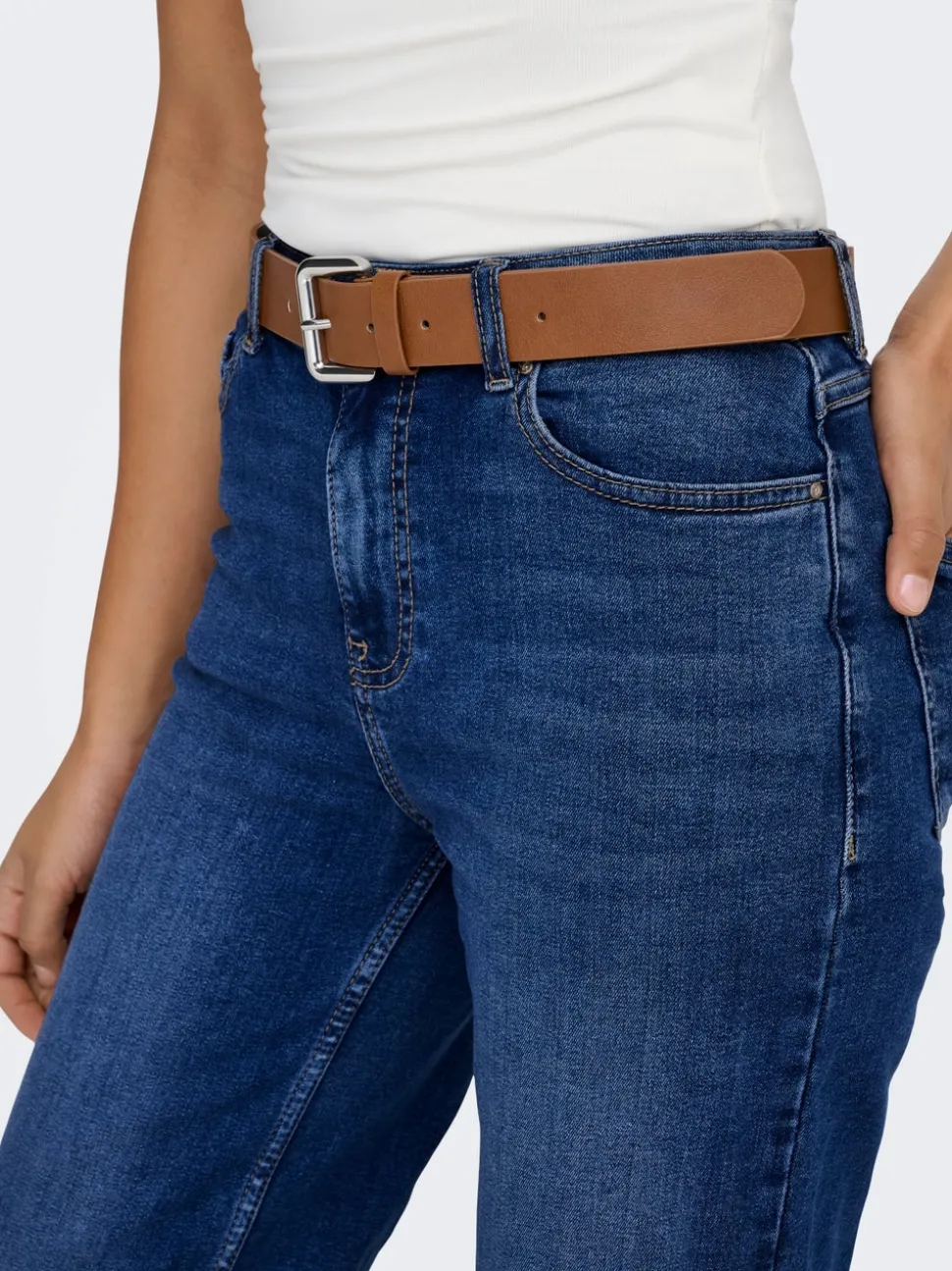 ONLLUNA Høy midje Wide Leg Fit Jeans