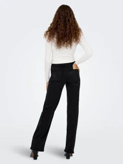 ONLLUNA Høy midje Wide Leg Fit Jeans